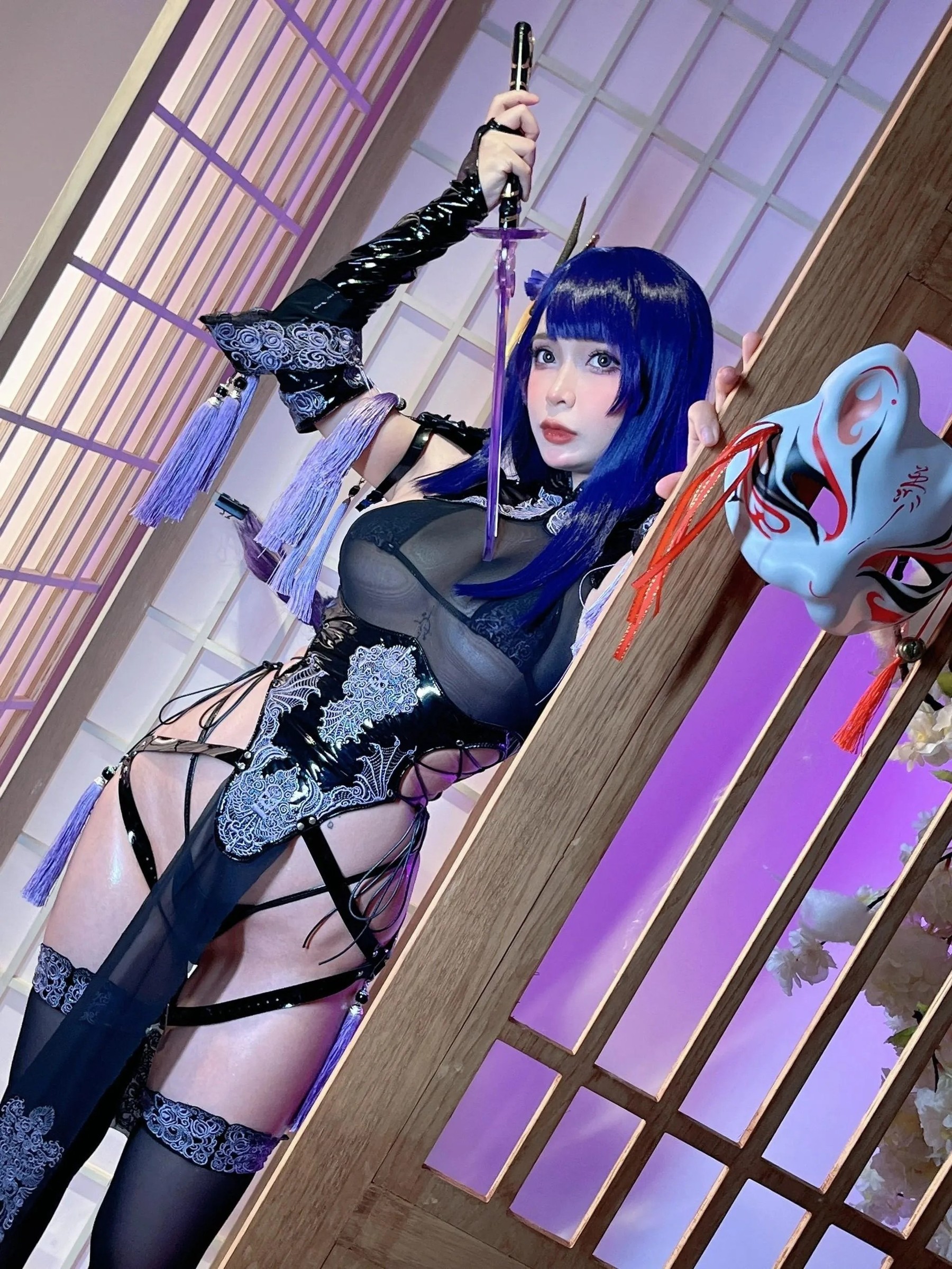 Umeko J – NO.021 Raiden Shogun [126P]插图7